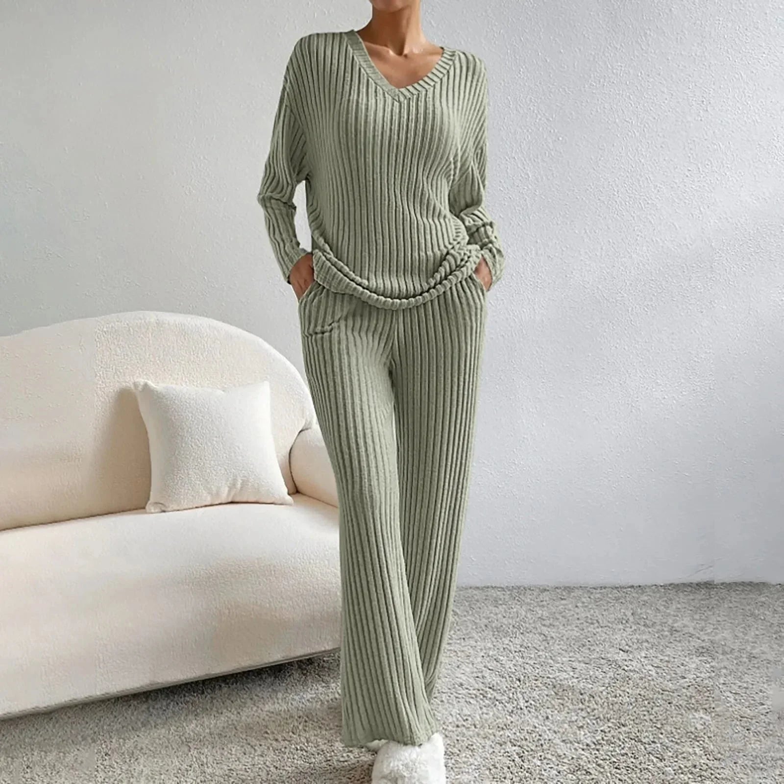 Kathy | Compleet Gebreid 2-delig Chic en Comfortabel