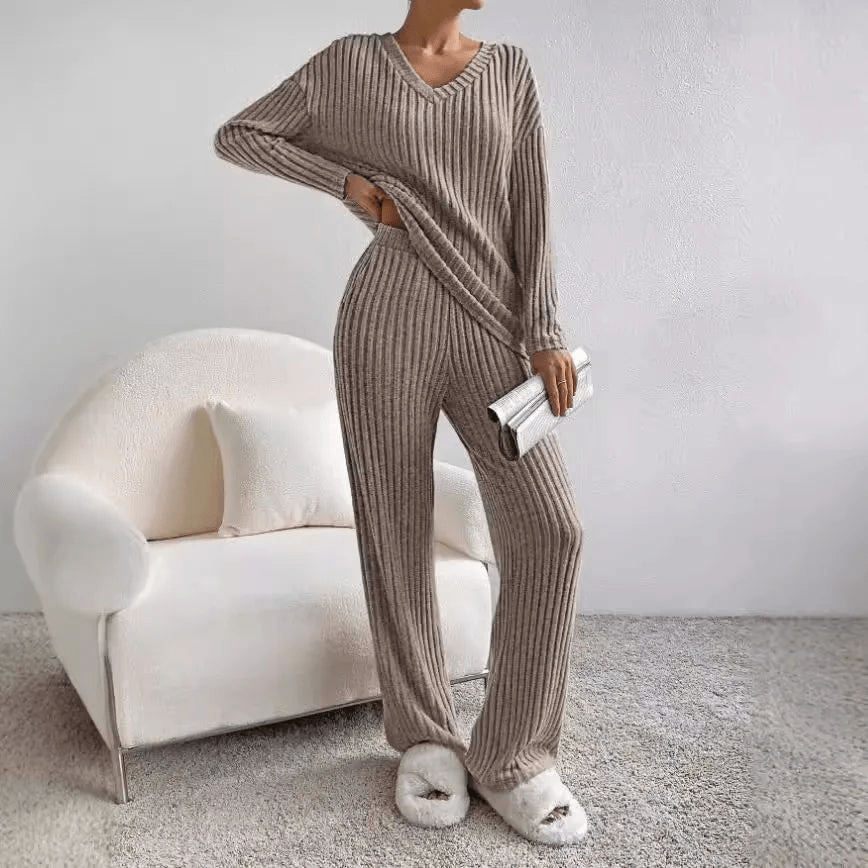 Kathy | Compleet Gebreid 2-delig Chic en Comfortabel