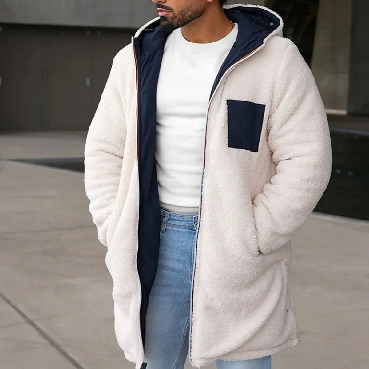 HAYRON | Elegante en modieuze omkeerbare jas