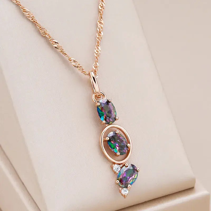 Elegante Multikleur Halsketting