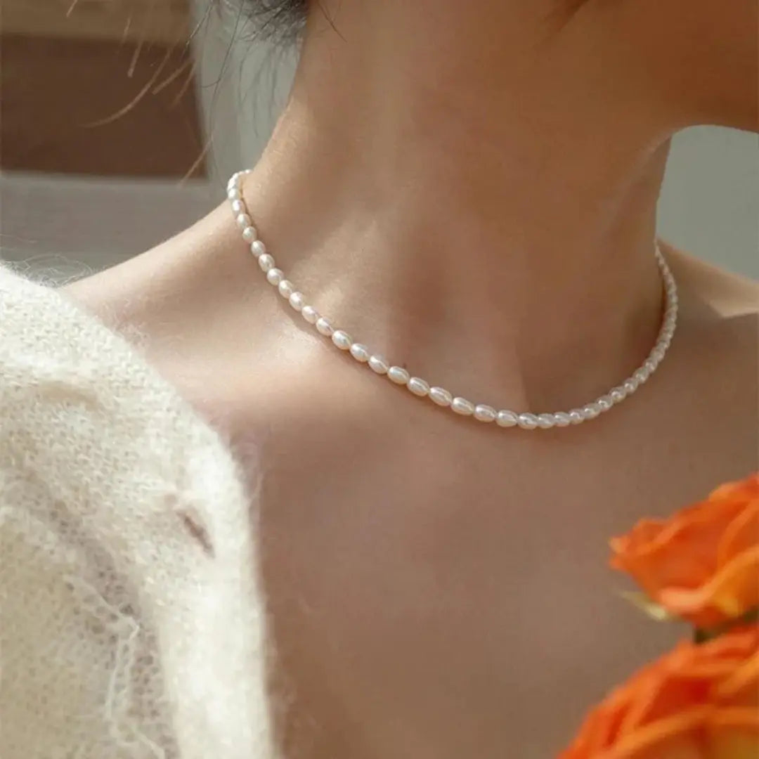 Elegante ketting met parels