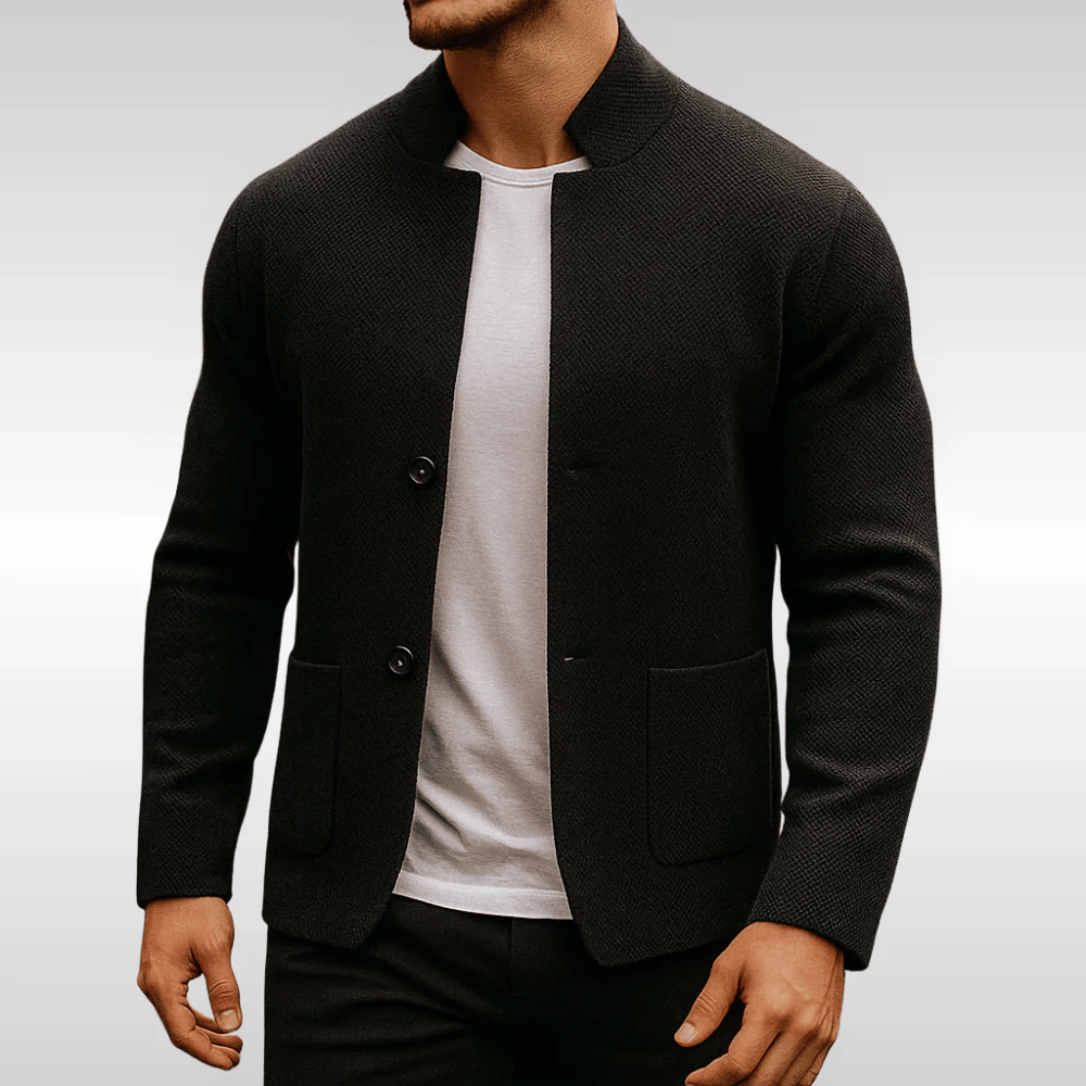 JORIS | Getextureerd Gilet met Slim-Fit Design
