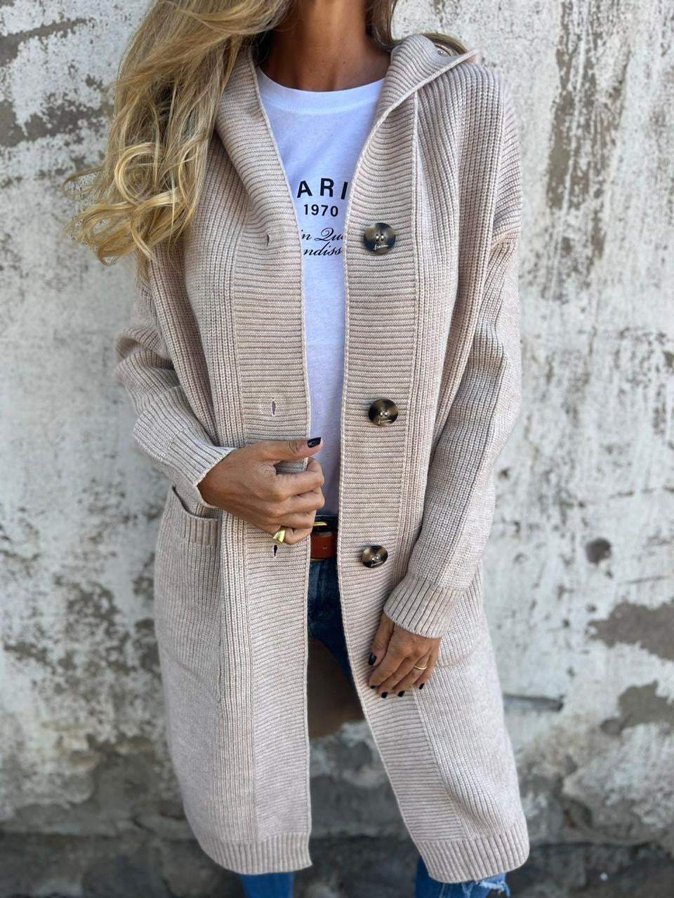 Frida | Lange en Comfortabele Cardigan