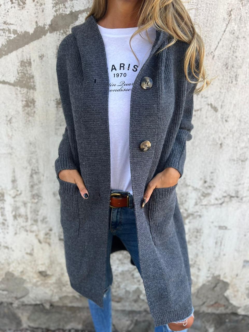 Frida | Lange en Comfortabele Cardigan