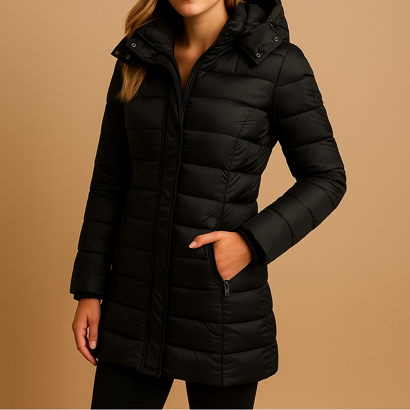 ELINâ„¢ | Dames Winterjas met Verzorgde Look en Comfortabele Warmte