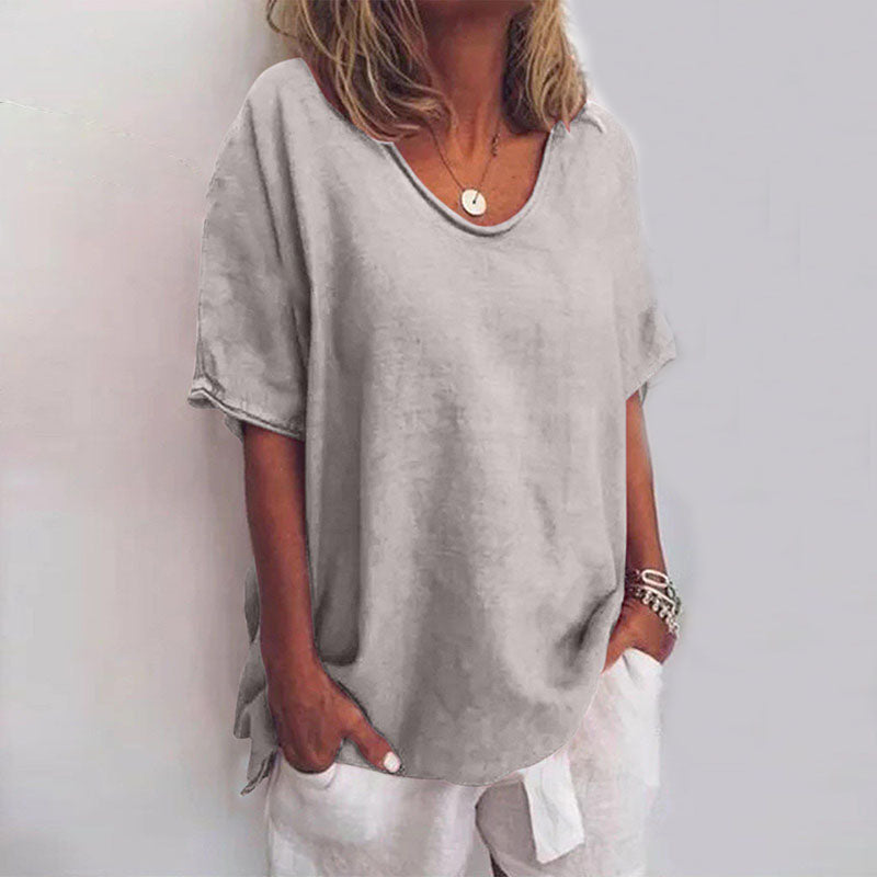 Vittoria | Lange Blouse met Dagelijks Comfort en Casual Stijl voor Ontspannen Looks