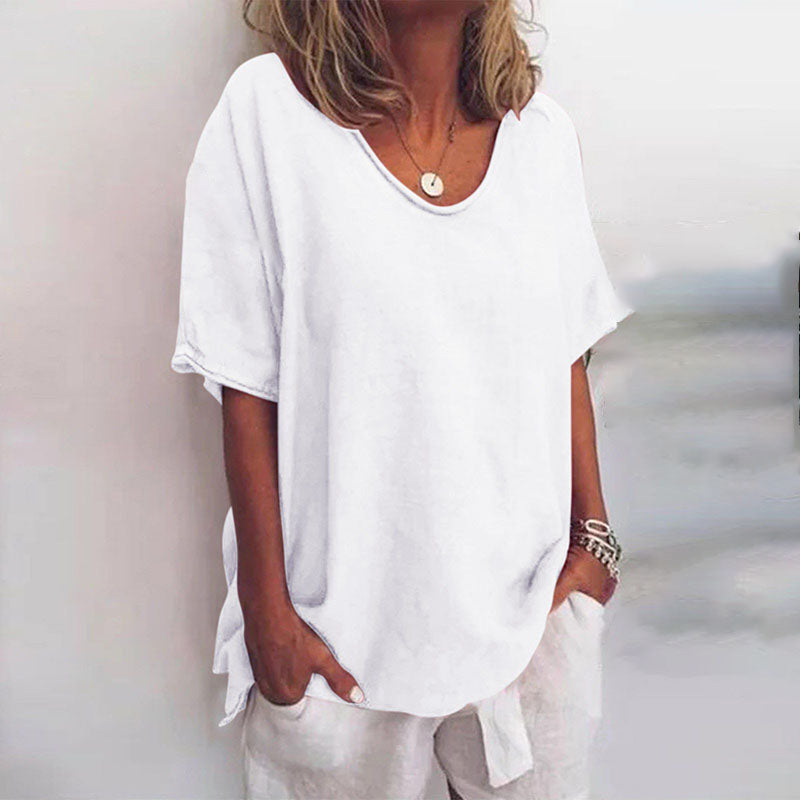 Vittoria | Lange Blouse met Dagelijks Comfort en Casual Stijl voor Ontspannen Looks