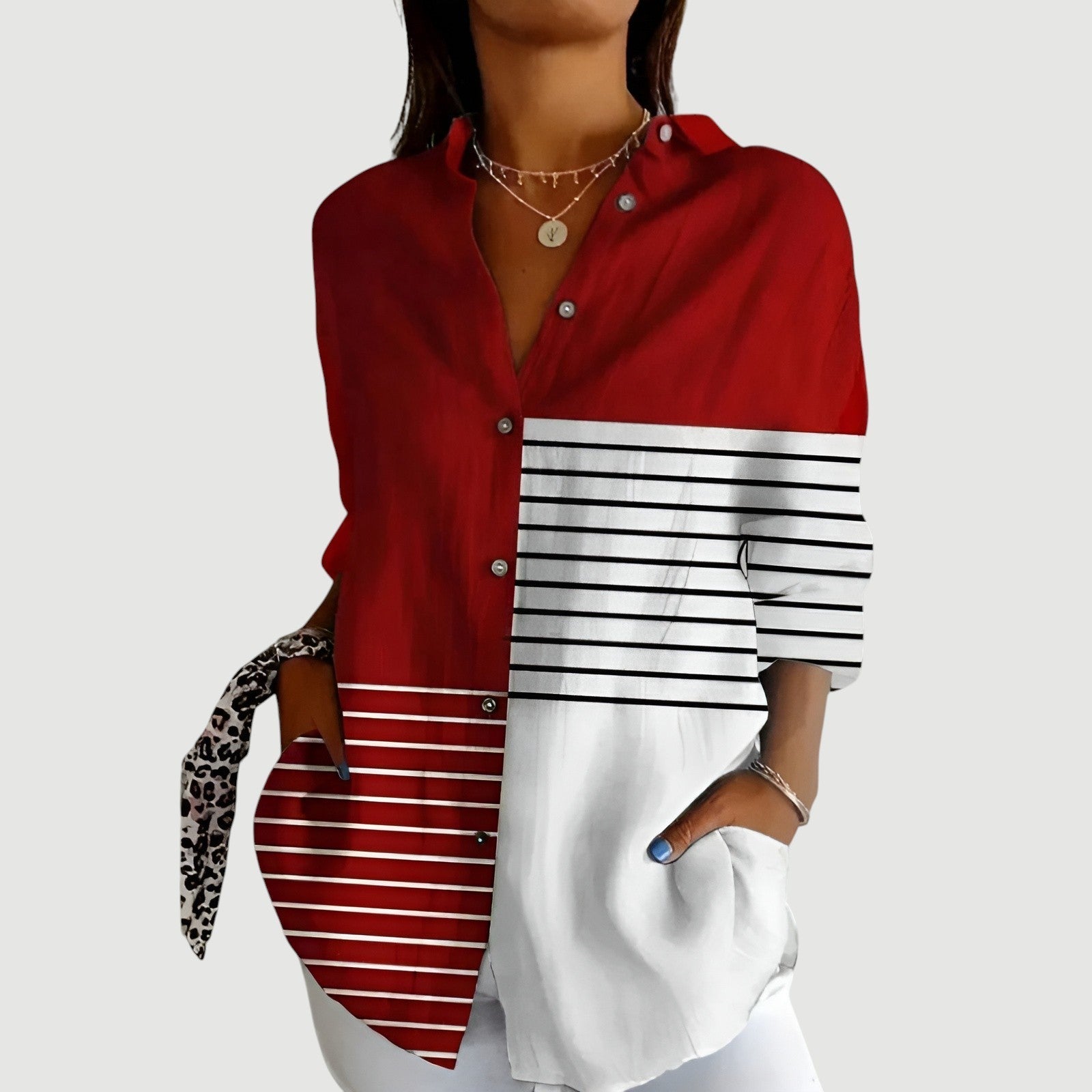 Fenja™ | Blouse met kleurrijk ontwerp
