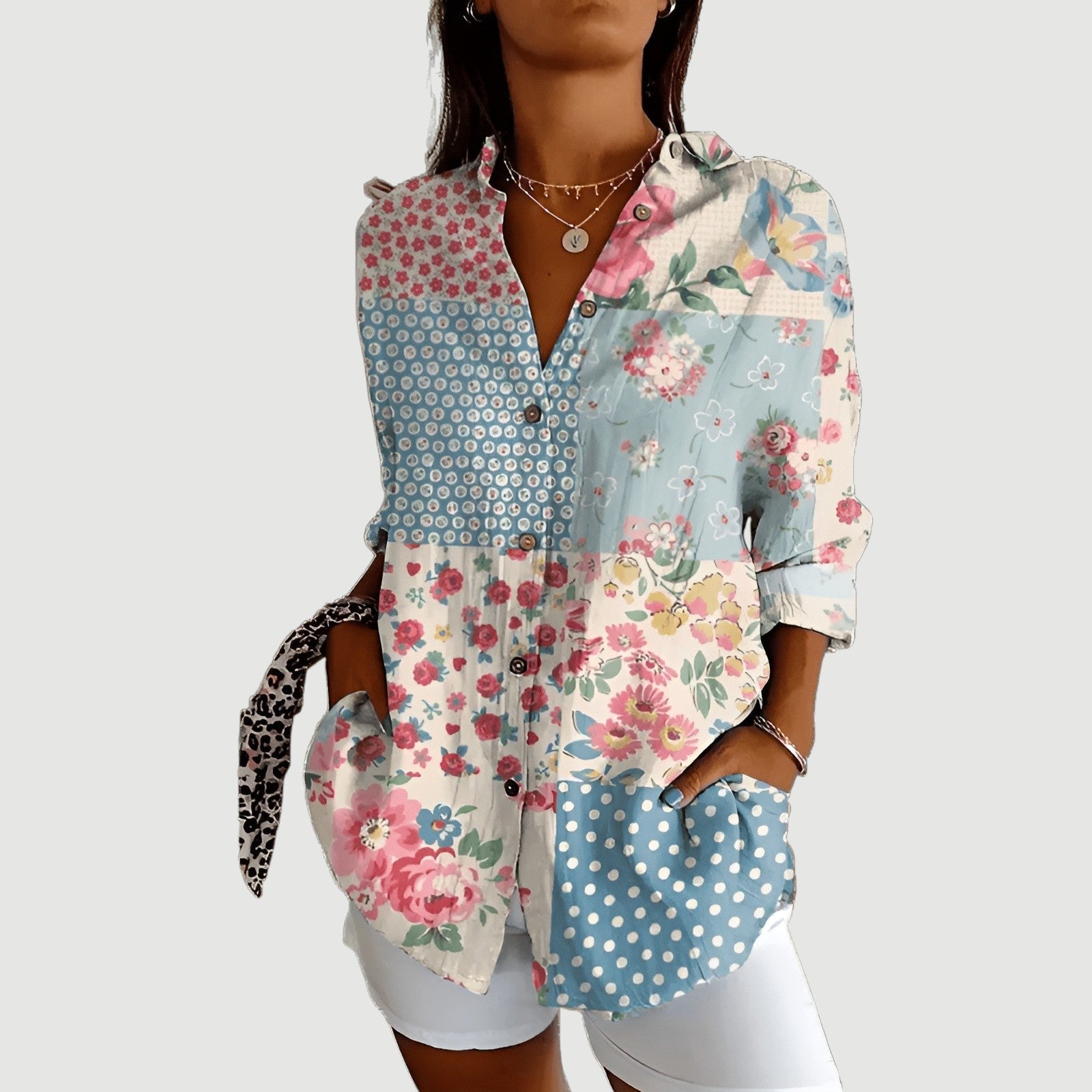Liv™ | Blouse met kleurrijk ontwerp
