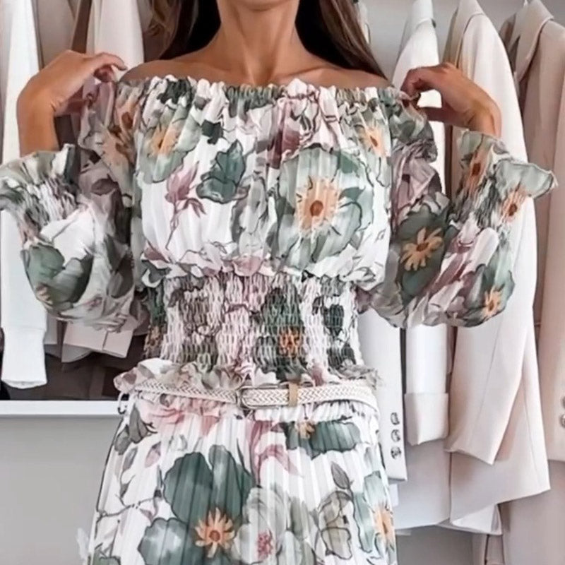 LILIANA | Compleet Bloemig Twee-Delig Set met Romantische Silhouet en Veelzijdige Stijl voor een Droomzomer