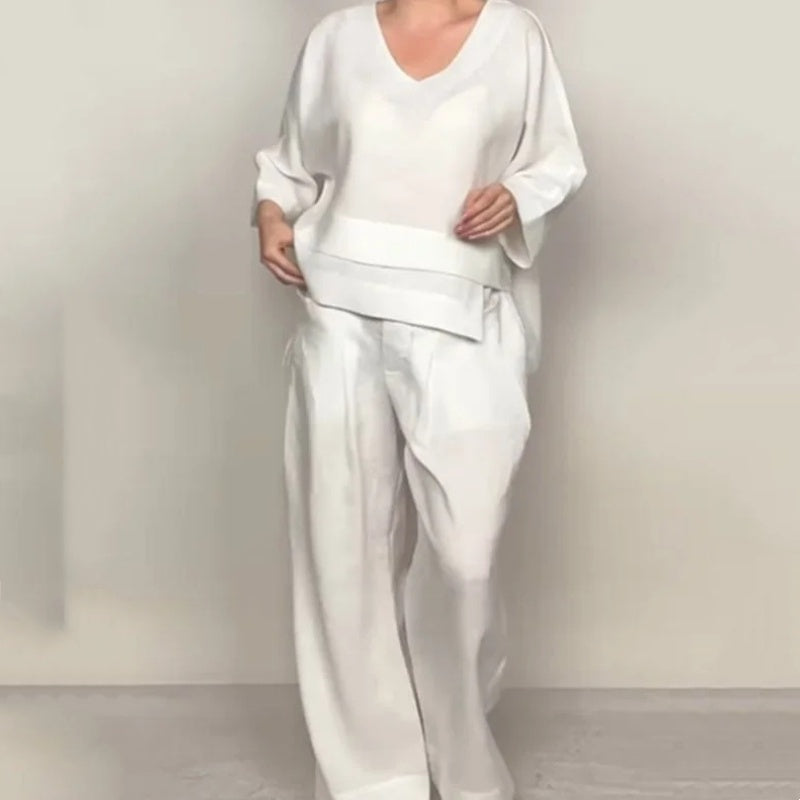 VALENTINA | Set van 2 Stukken met Relaxte Pasvorm en Minimalistische Stijl voor Elke Dag