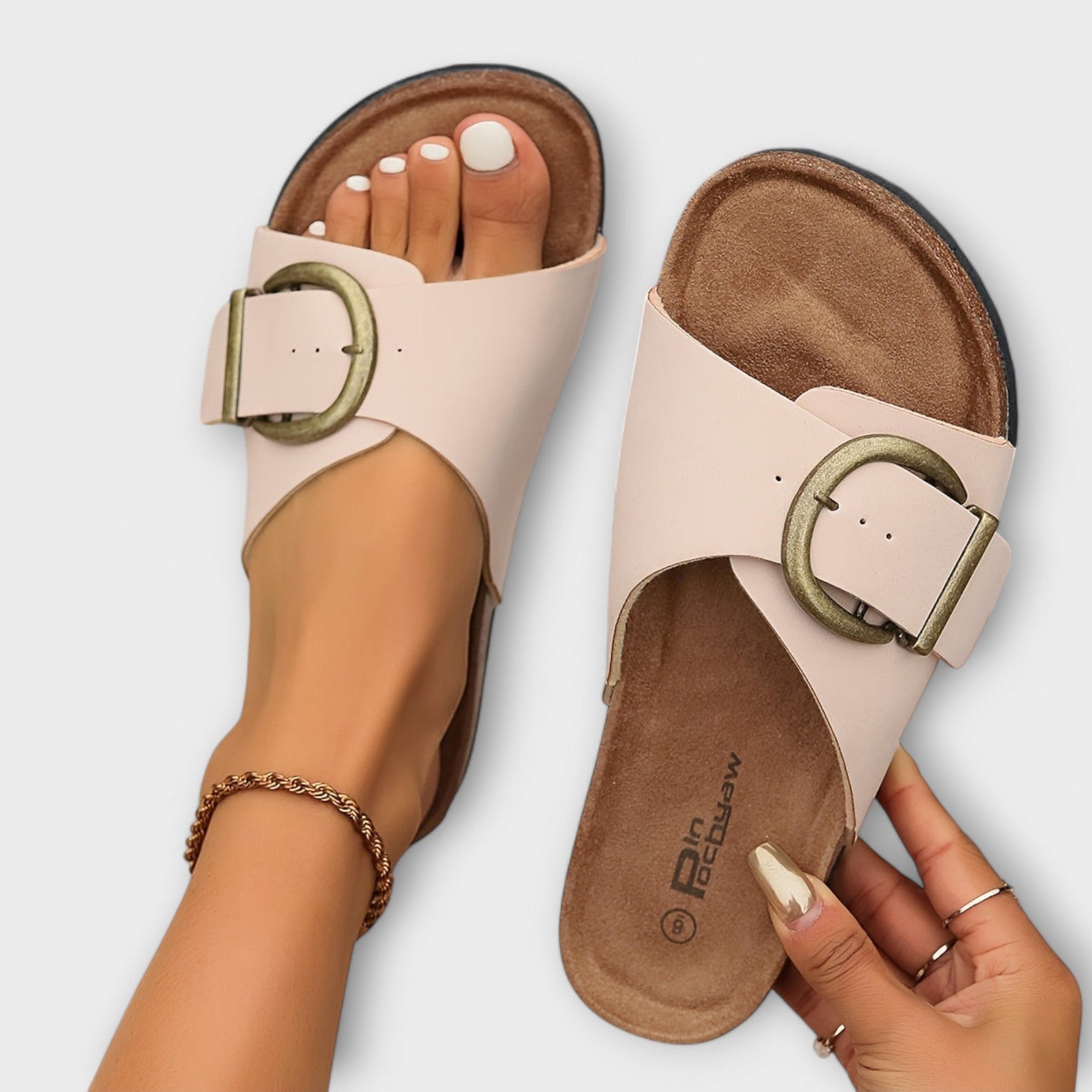 VERONICA | Ergonomische Dag Sandalen met Verstelbare Gesp en Ontspannen Stijl