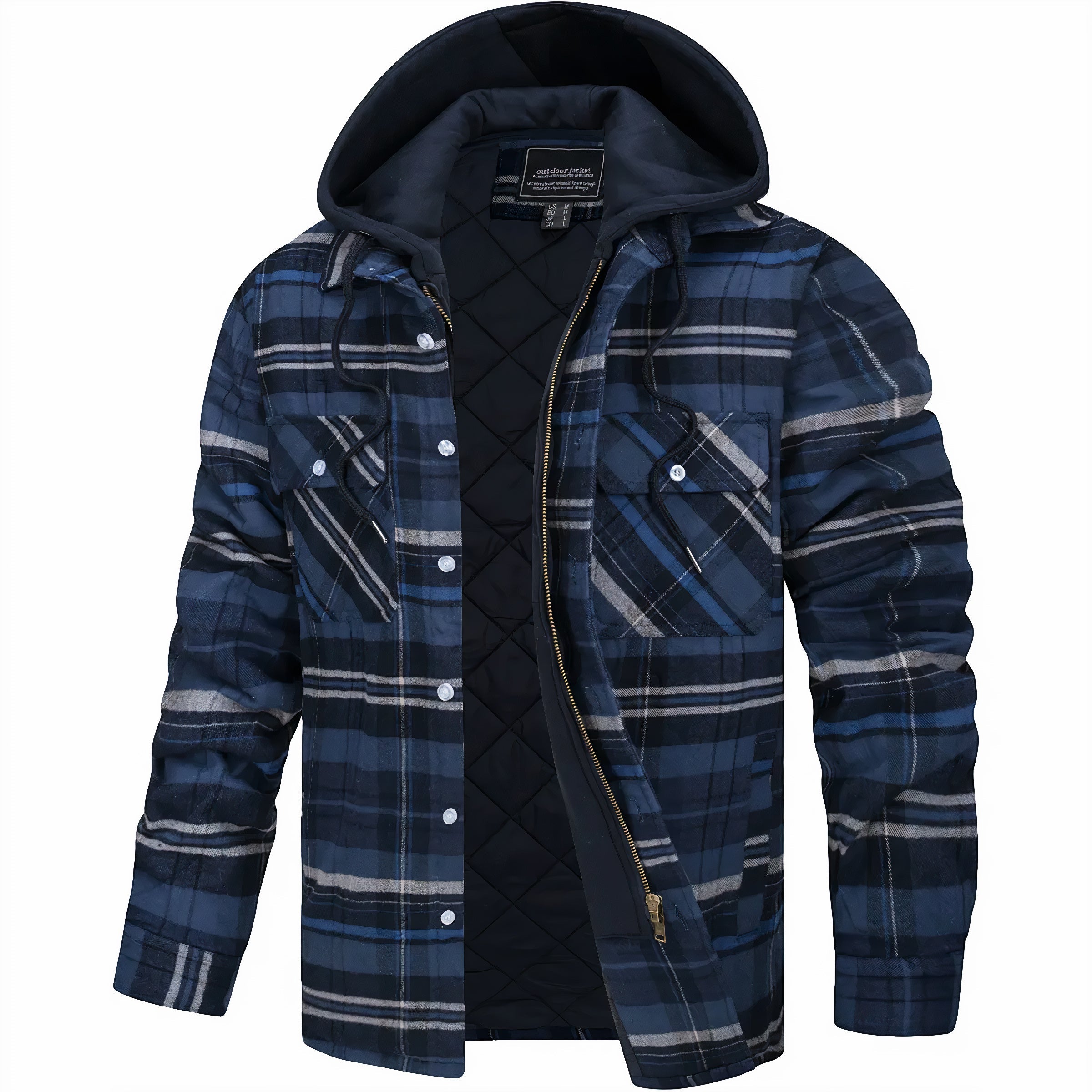 KARL | Ruitjack voor Mannen met Warmte en Stijl voor Herfst en Winterdagen