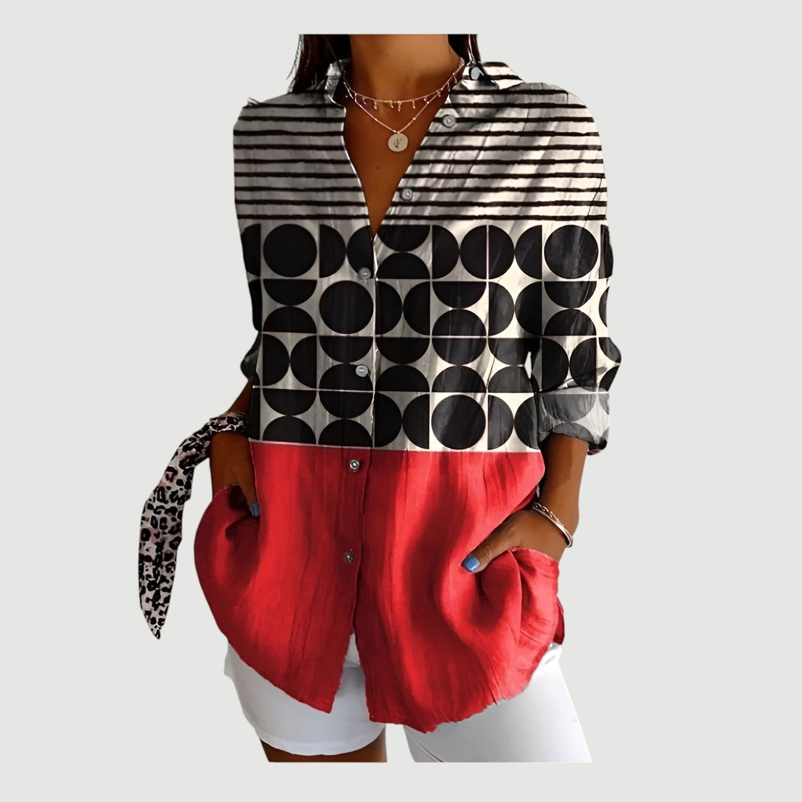 Sigrid™ | Blouse met kleurrijk ontwerp