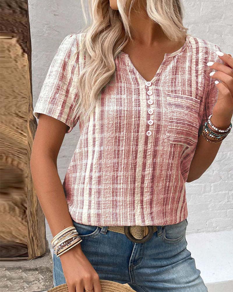 CLAUDIA | Casual T-shirt met Comfortabele Pasvorm en Natuurlijke Stijl voor het Dagelijks Leven