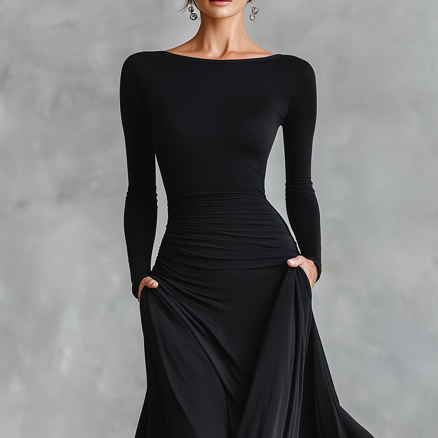 Rubi | Elegante maxi-jurk die niet strak zit en mooi valt op het figuur