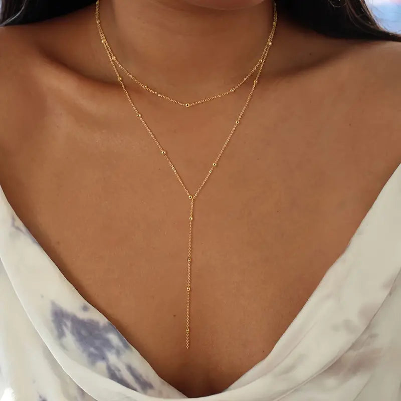 ELIN | Elegante Dubbele Laag Dames Ketting
