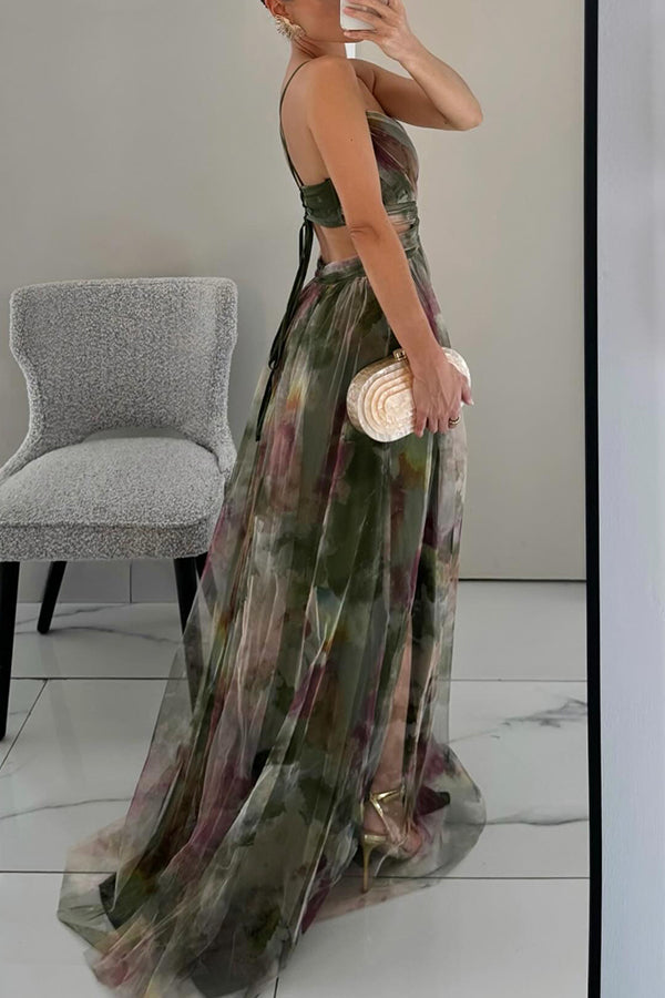 FLORELLA | Maxi Boheemse Jurk met Romantische Bloemenprint
