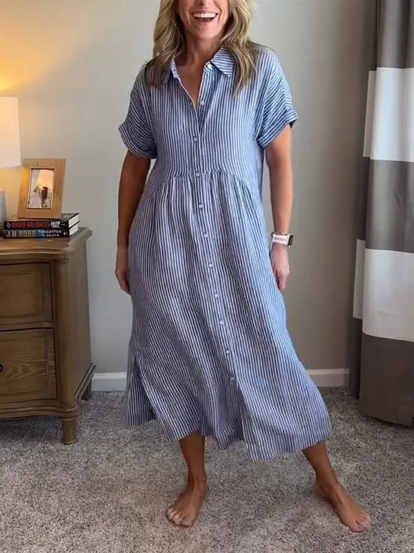 VITTORIA | Hemdjurk met Comfortabele en Elegante Snit voor Vrije Dagen en Casual Stijl