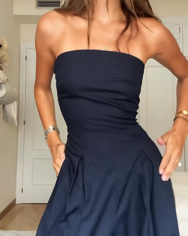 ZOÉ | Elegante en Verfijnde Strapless Jumpsuit