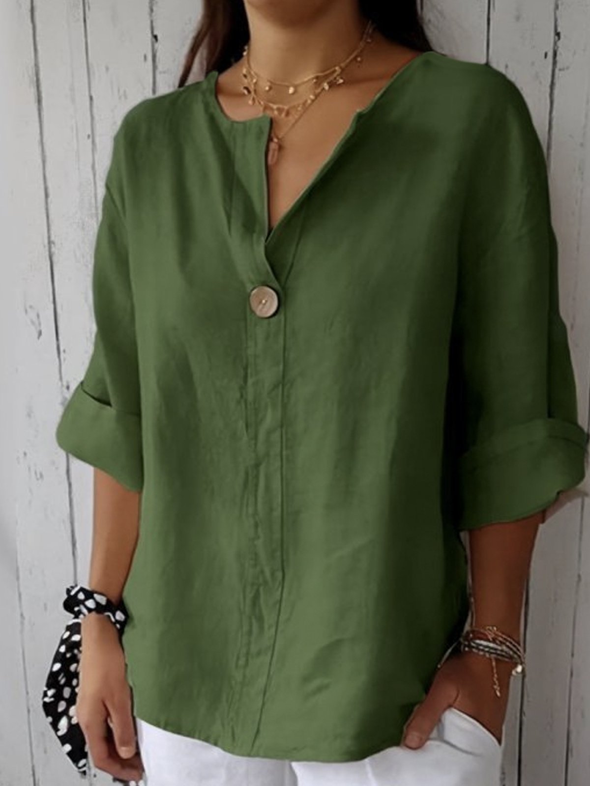 Sofia | Dames blouse comfort chic – Onmiddellijke elegantie en verfijnde look voor elke dag