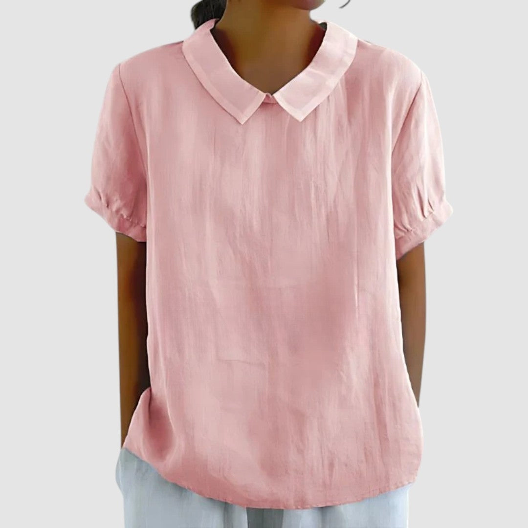 GIULIA | Minimalistische Blouse met Natuurlijke Elegantie en Dagelijks Comfort