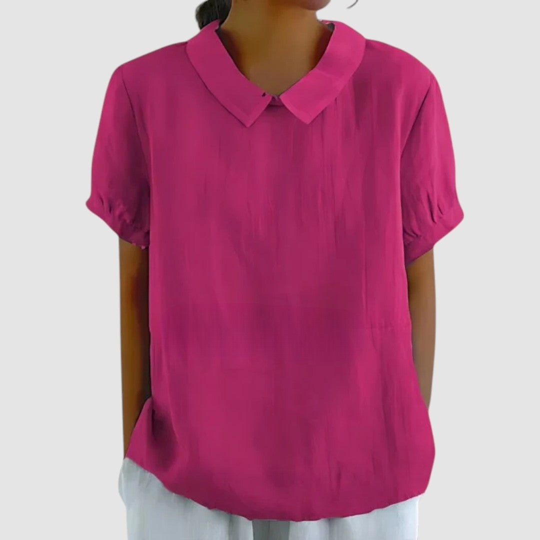 GIULIA | Minimalistische Blouse met Natuurlijke Elegantie en Dagelijks Comfort