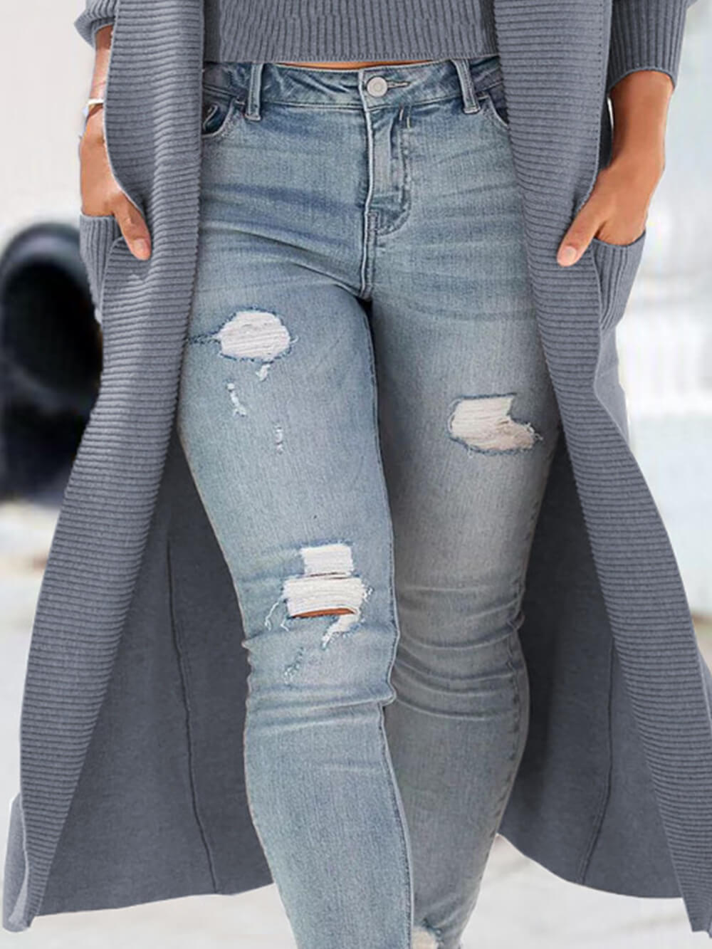 Cardigan en tricot vest