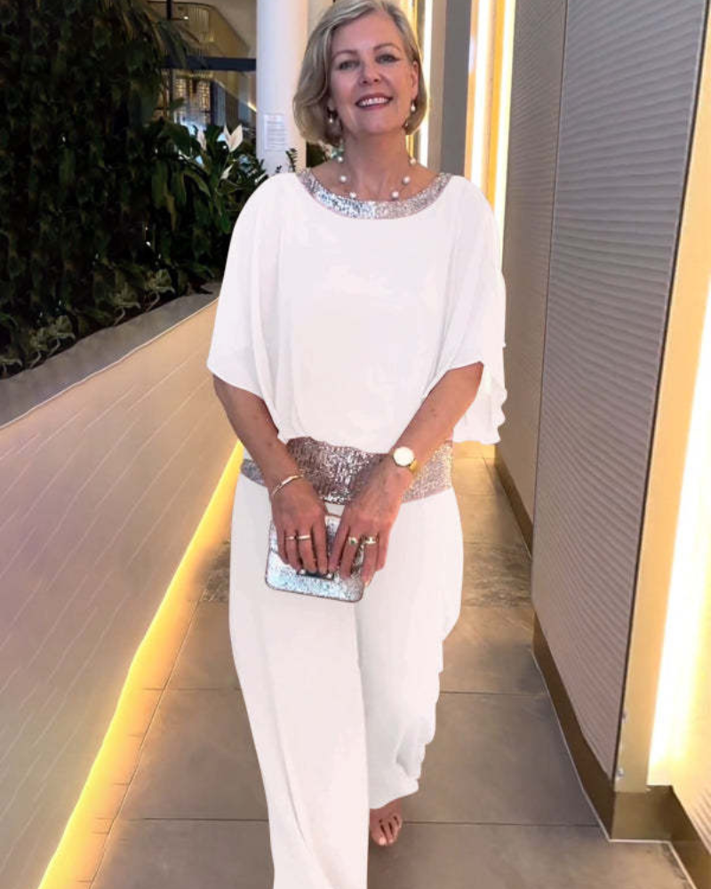 Isabella | Compleet in Twee Stukken met Vloeiende Snit en Elegante Stijl voor Speciale Gelegenheden