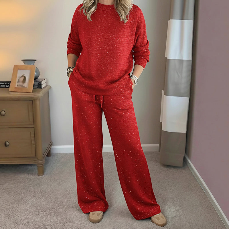 SANNE™ | Tweedelige Elegante Set met Comfort en Subtiele Glans voor Elke Gelegenheid
