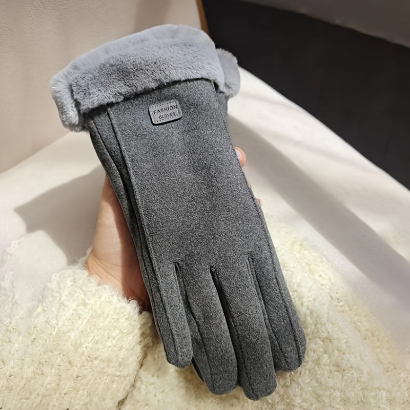 GIADA | Elegante Winterhandschoenen met Zachte Binnenkant en Chic Aanraking voor Altijd Warme Handen