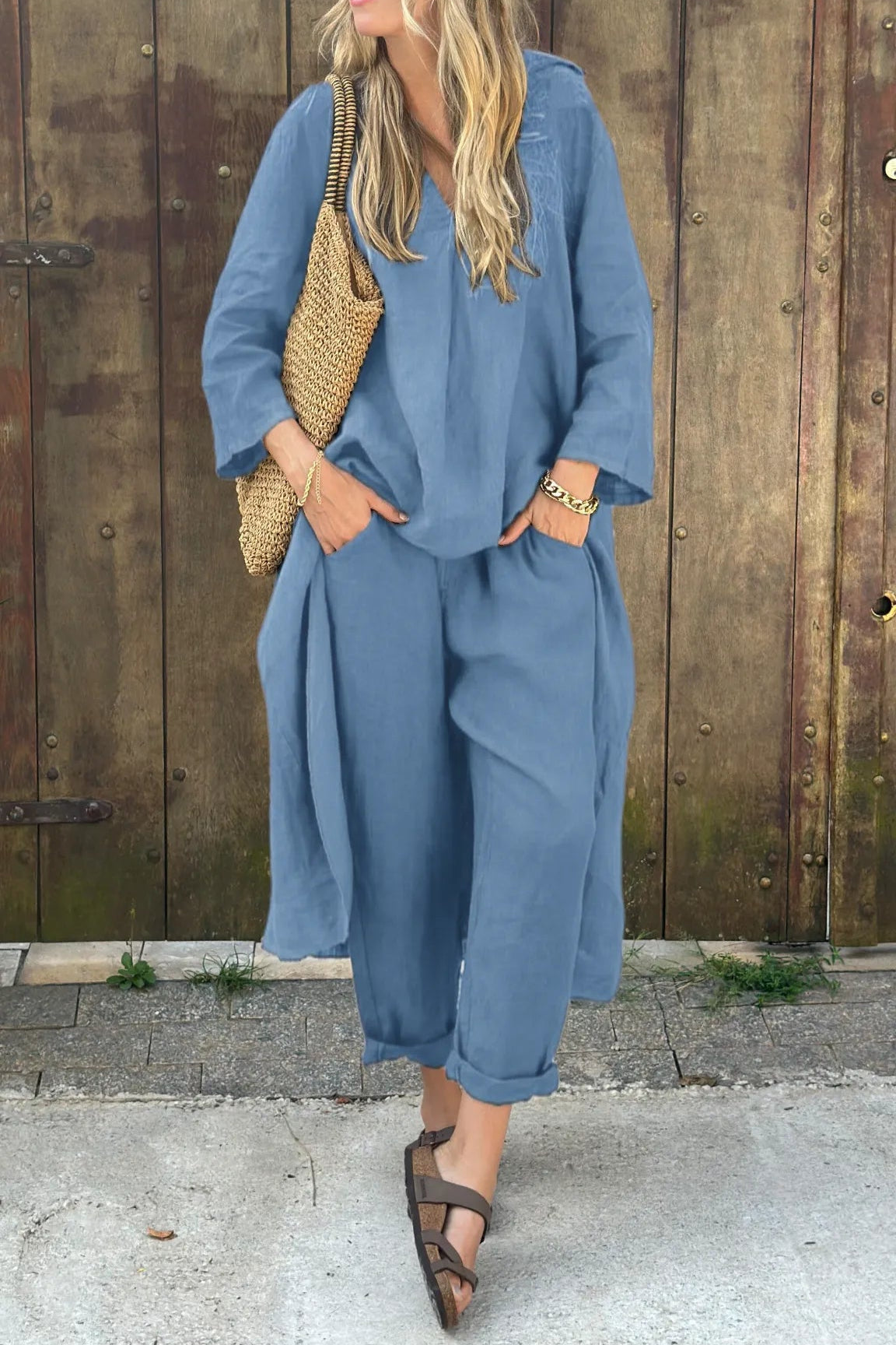 ELENA™ | Set Chic van Twee Stukken met Moeiteloze Elegantie en Veelzijdige Stijl