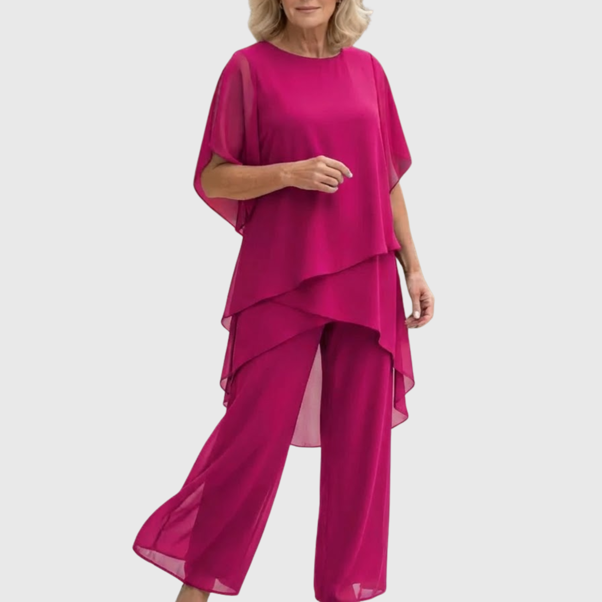 ELARA | Vloeibare Palazzo Set voor Elegante Comfort en Stijl