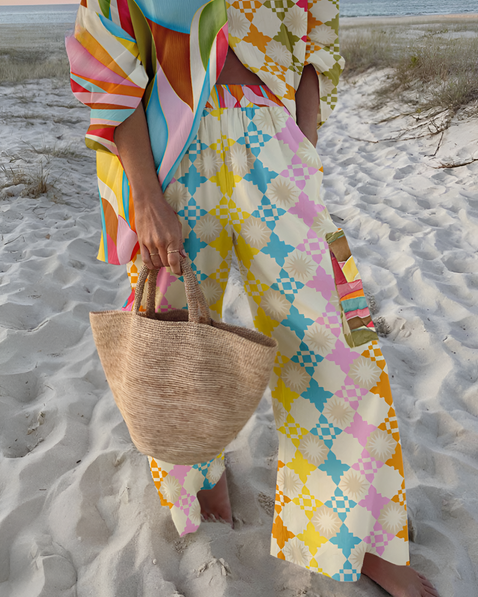 GABRIELLA | Zomerset met Chic Print en Vloeiende Pasvorm voor Een Elegante Look