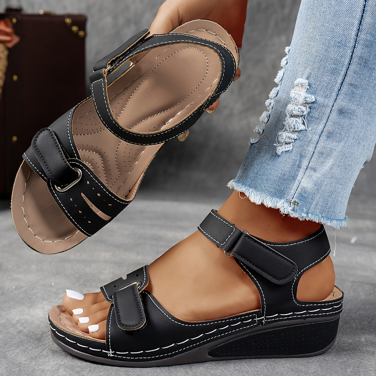 ELIANA ORTHOSTYLE | Orthopedische Zomersandalen met Totaal Comfort en Dagelijkse Elegantie