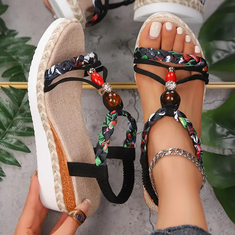SANNE | Comfortabele Sandalen met Lage Hak voor Elke Zomerse Gelegenheid