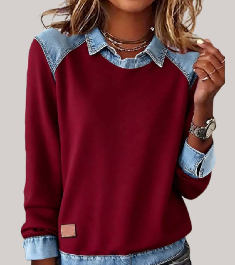 MILA | Elegante Trui met Verfijnde Details voor Dagelijkse Chic