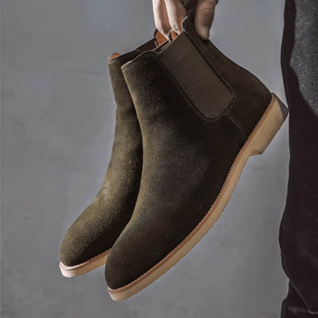 Bradley | Suède Chelsea Boots