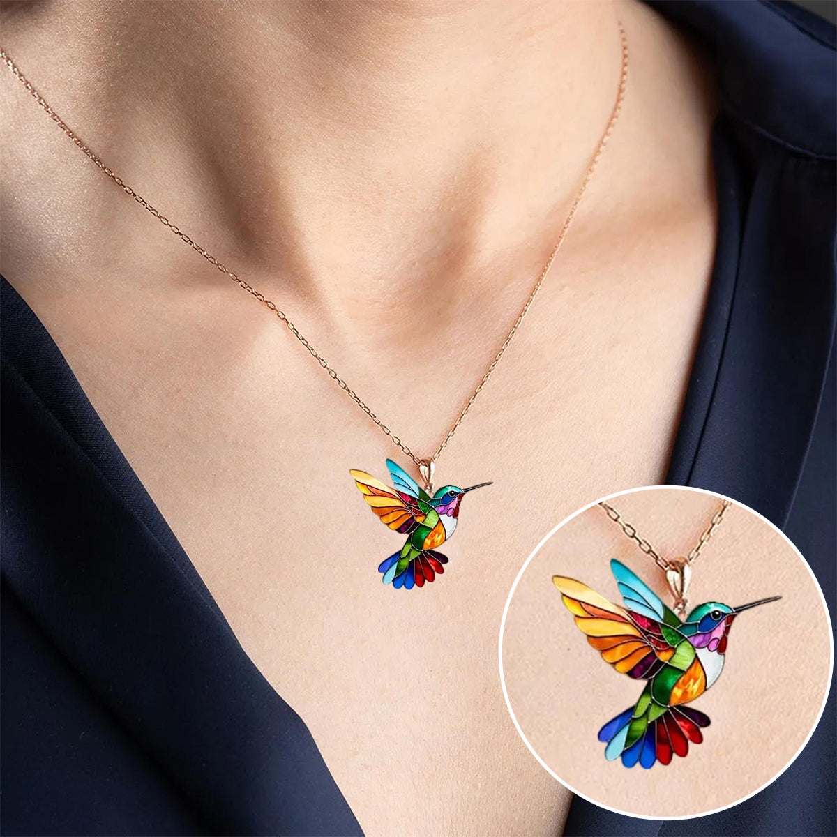 Auréa™ - De Colibri Ketting Elegantie Glamour en Chic
