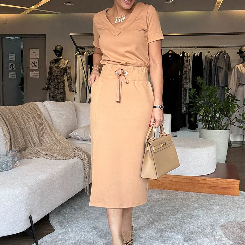 Primavera Chic | Dames tweedelig set – Elegante comfort en veelzijdige stijl – Perfect voor elke gelegenheid