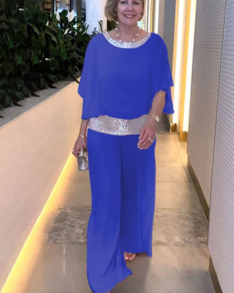 Isabella | Compleet in Twee Stukken met Vloeiende Snit en Elegante Stijl voor Speciale Gelegenheden