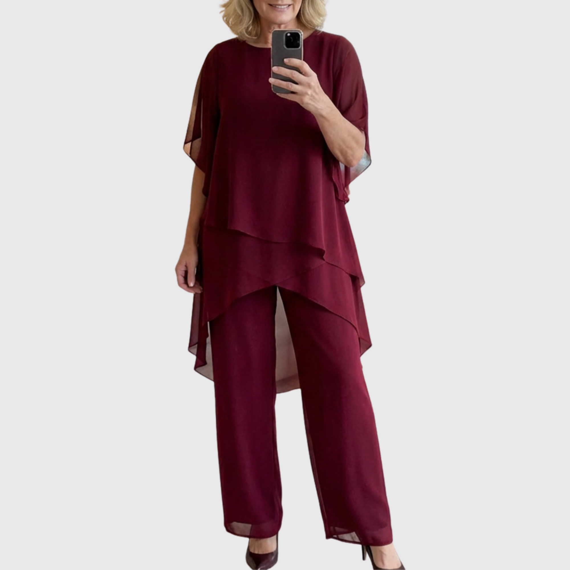 ELARA | Vloeibare Palazzo Set voor Elegante Comfort en Stijl