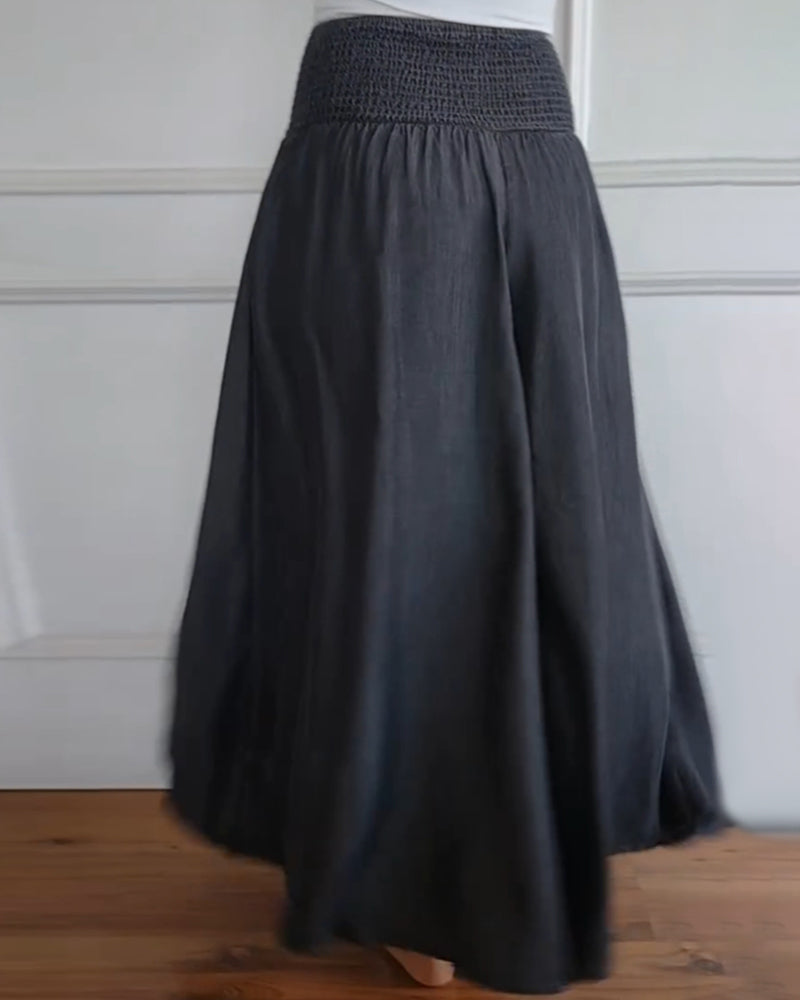 MIRELLA | Elegante en Vloeiende Lange Rok in de Mode