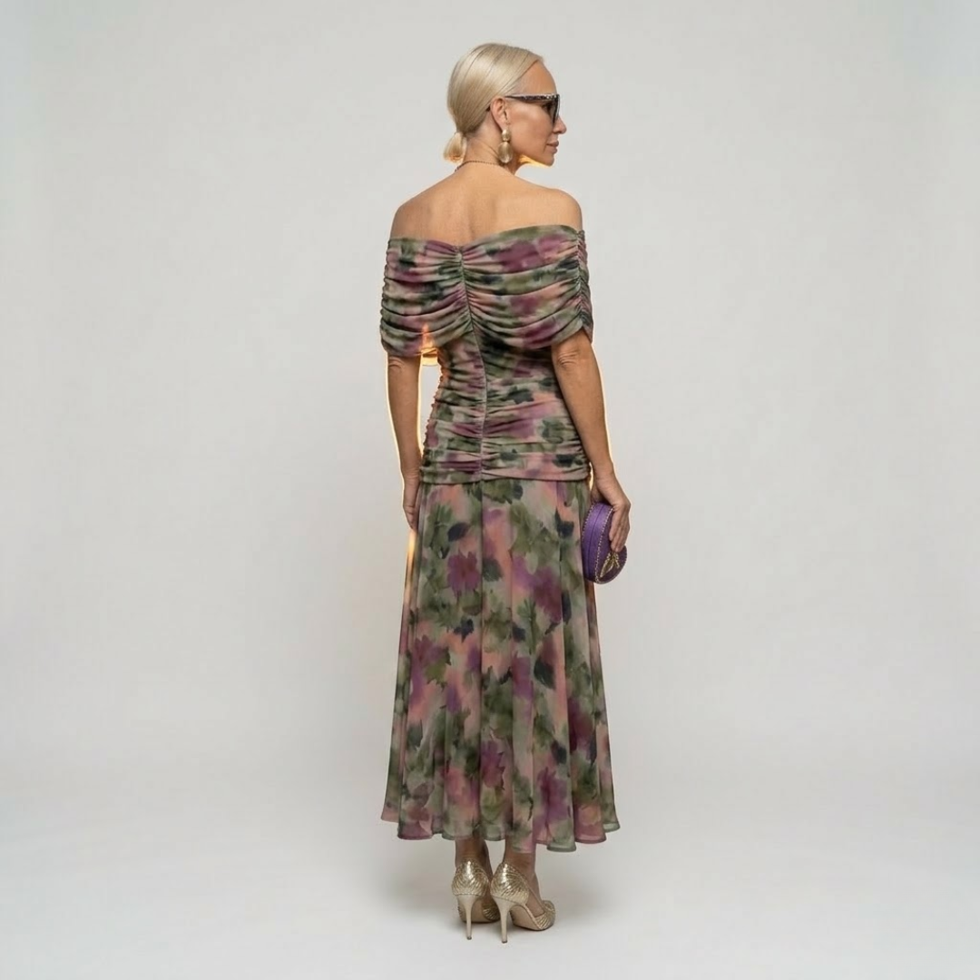 ISABELLA | Elegante Maxi-jurk met Flatterende Taille en Tijdloze Klasse