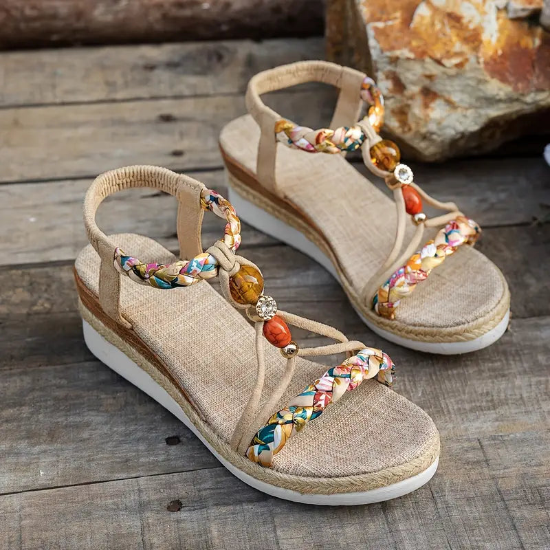 SANNE | Comfortabele Sandalen met Lage Hak voor Elke Zomerse Gelegenheid