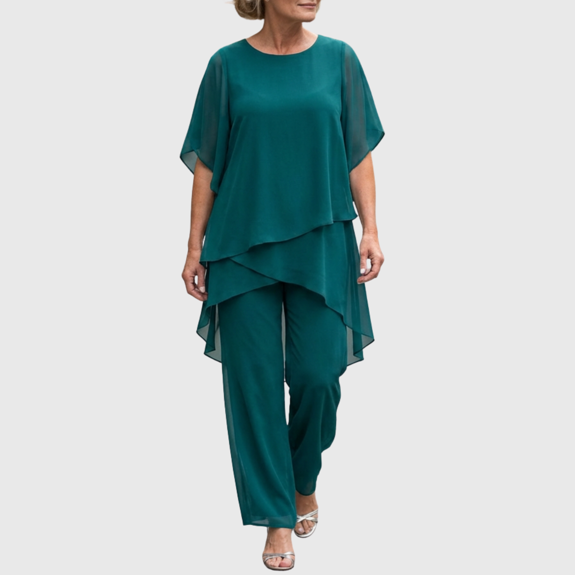 ELARA | Vloeibare Palazzo Set voor Elegante Comfort en Stijl