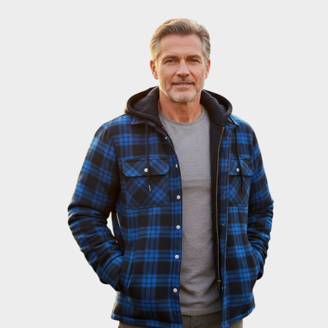 Asger™ | Warme herenjas van premium wolmix