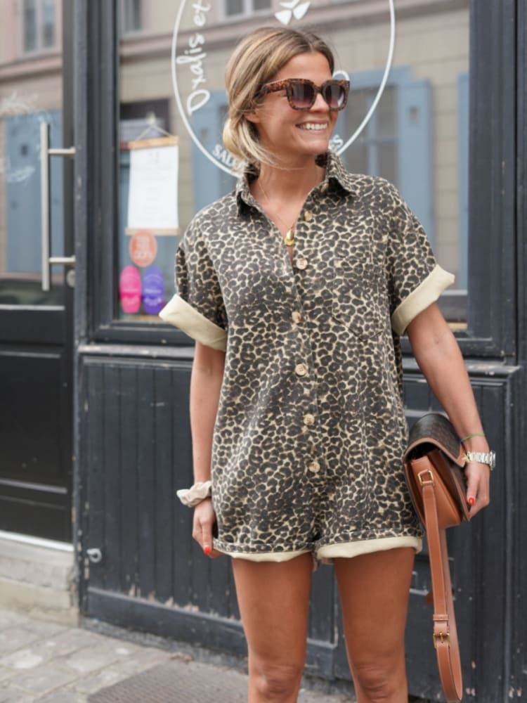 BIANCA | Zomer Body met Mini-Cheetah Print voor Ontspannen Stijl en Direct Comfort