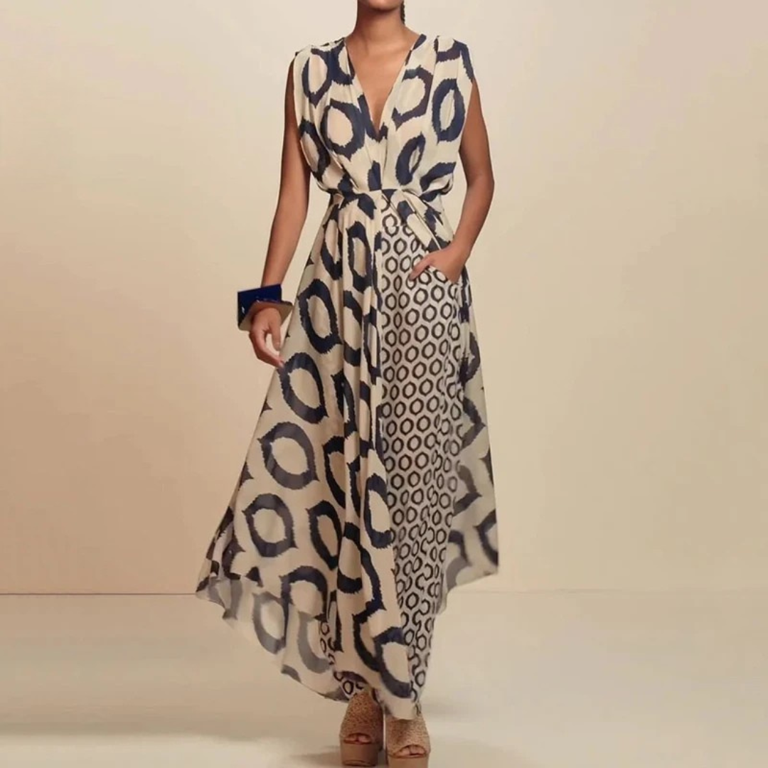 VITTORIA | Etnische Vloeiende Set met Elegante Silhouet en Boho Vakantiestijl