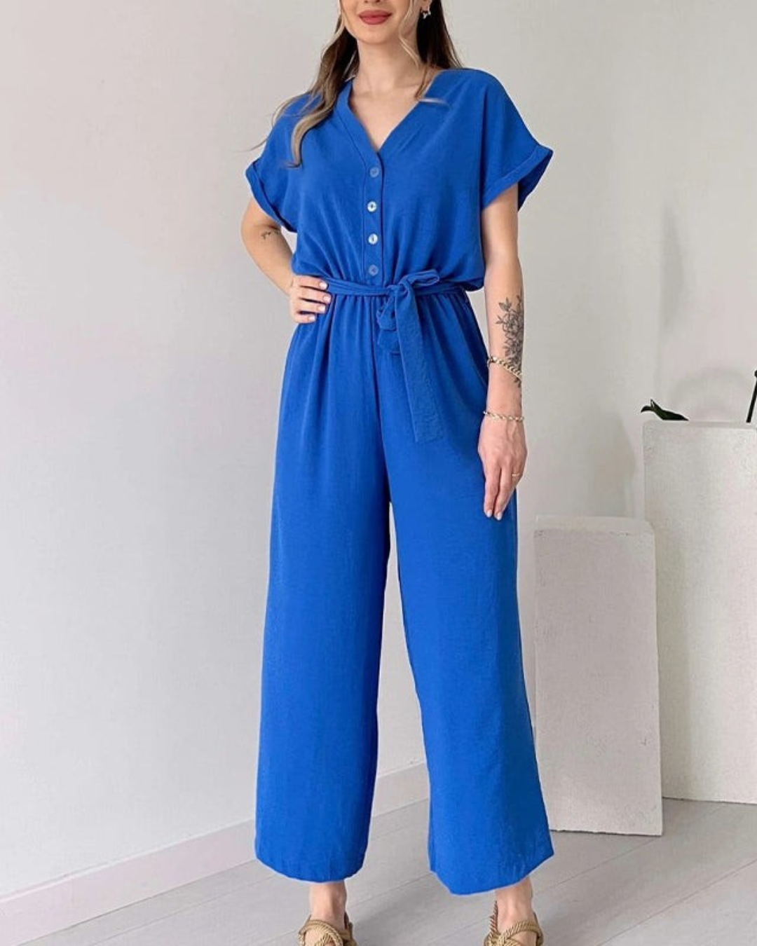 SOFIA | Elegante en Comfortabele Jumpsuit met Vloeiende Snit